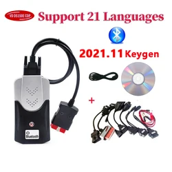 2023 Newest 2021.11 Keygen NEW VCI Bluetooth Tnesf Delphis Orpdc VD Ds150e CDP Car/Truck Diagnostic Tool Automotive Obd2 Scanner