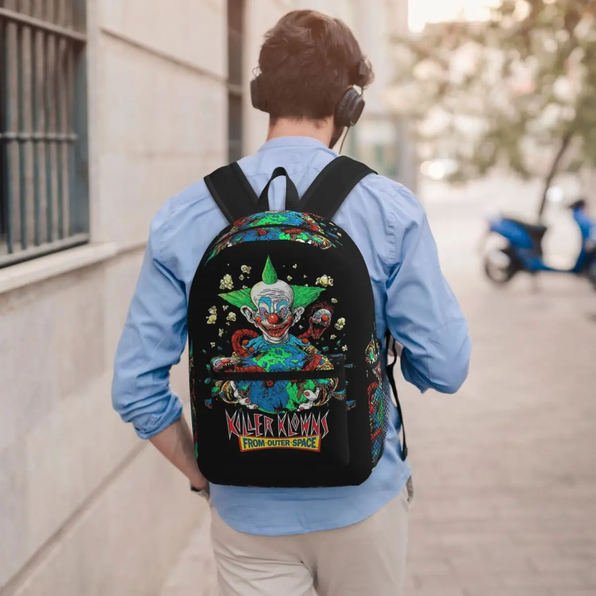 Killer Klowns From Outer Space Backpack Boys Girls BookBag Children School Bag Laptop Shoulder Bags for Men Women