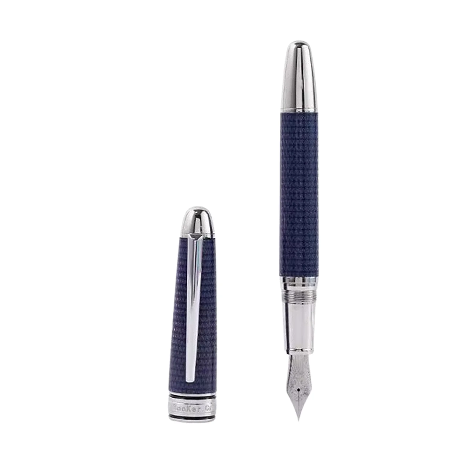 New BooKer.Cr 004 metal fountain pen with 0.5mm iraurita nib high-end blue Gift Pen for students school office writing supplies