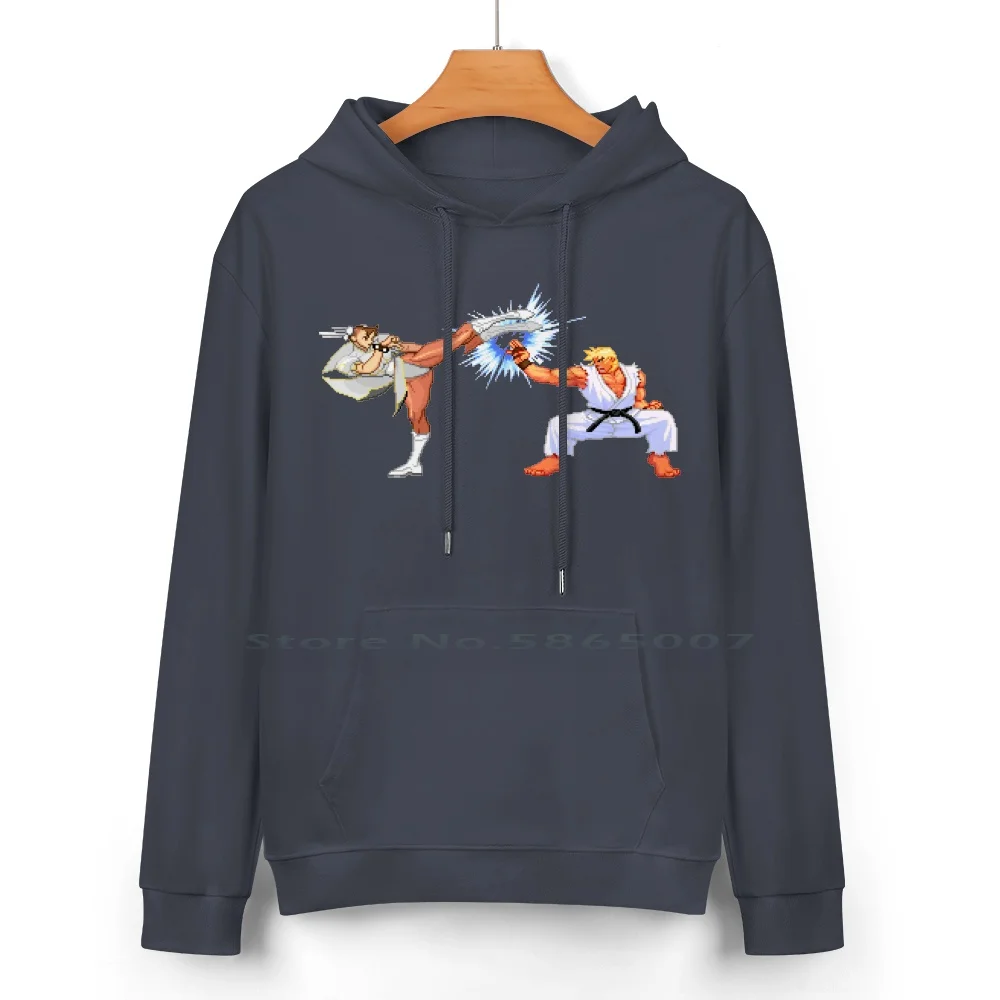 Moment 37 Pure Cotton Hoodie Sweater 24 Colors Third Strike Evo Moment 37 Iii Daigo Parry Jwong 100% Cotton Hooded Sweatshirt