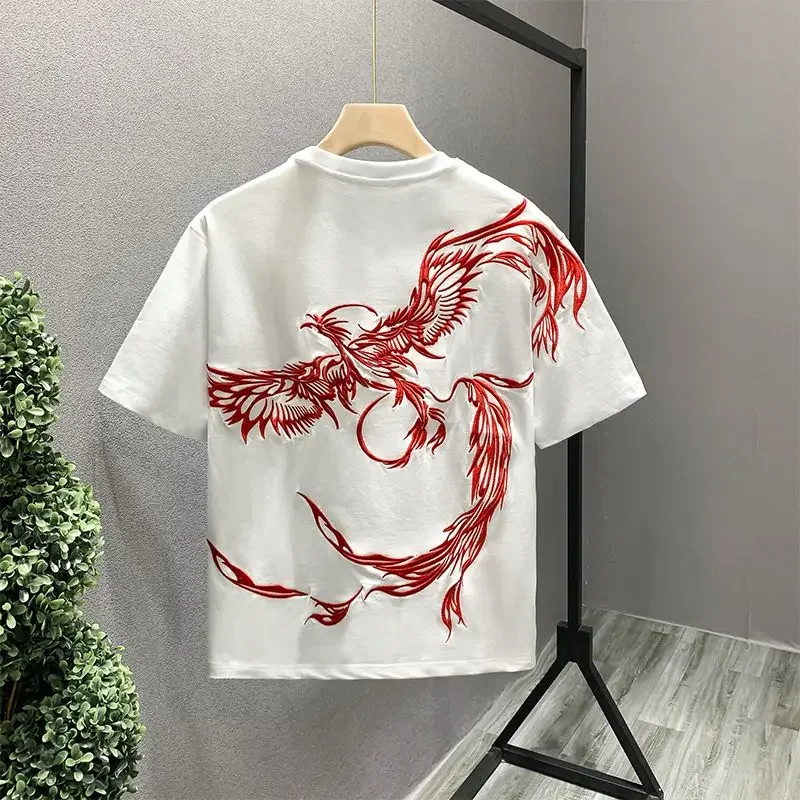 Baggy Tops 100℅ Cotton Men's T-shirt Male Tees Shirts Luxury High Quality Cool Harajuku Y2k Ordinary Korean Clothing Kpop Hot