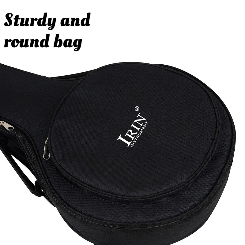 オックスフォード布製ソフトバンジョーケース ‌   厚みのある耐衝撃性ポータブルショルダー楽器バッグプロの楽器アクセサリー