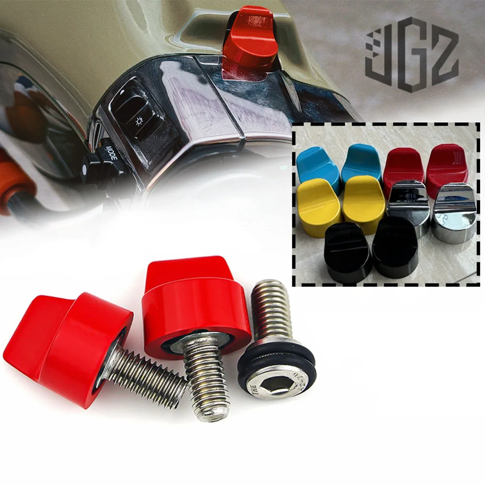 Motorcycle Rear View Side Mirrors Bolts Hole Plug Screws For Vespa GTS 250 300 SPRINT PRIMAVERA 150 GTV LXV PX 125 Universal