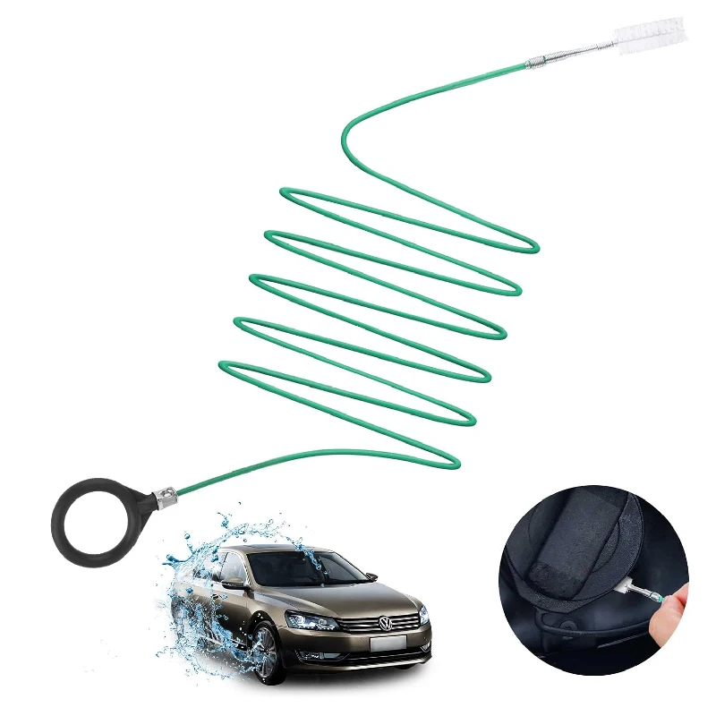 Car sunroof drain cleaning tool flexible drain brush long tube cleaner is suitable for car sunroofs and windshields