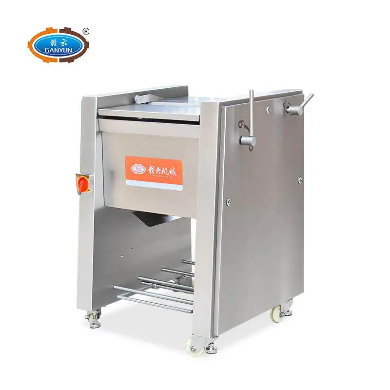 Máquina semiautomática para quitar fascia de pollo, ternera, cerdo, filete de ternera y pechuga de res, modelo 500