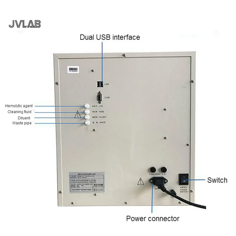 Biochemistry Analyzer 3 Part Auto Hematology Analyzer Blood Cell Counter for Human Use Blood Routine Automatic Hemocytometer