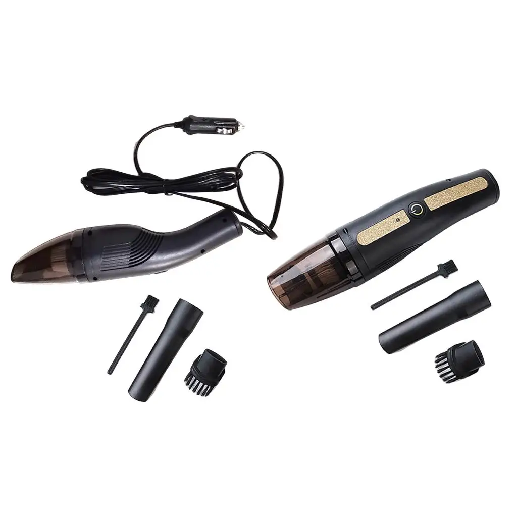 Car Vacuum Cleaner with 2 Attachments Household Cleaning 12000PA Wet & Powerful Handheld Vacuum Hair Car Sofa