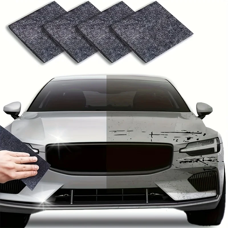 10Pcs Car Scratch Repair Cloth, Quick Repair Polishing Cleaning Cloth, Used for External Maintenance and Cleaning of Vehicles