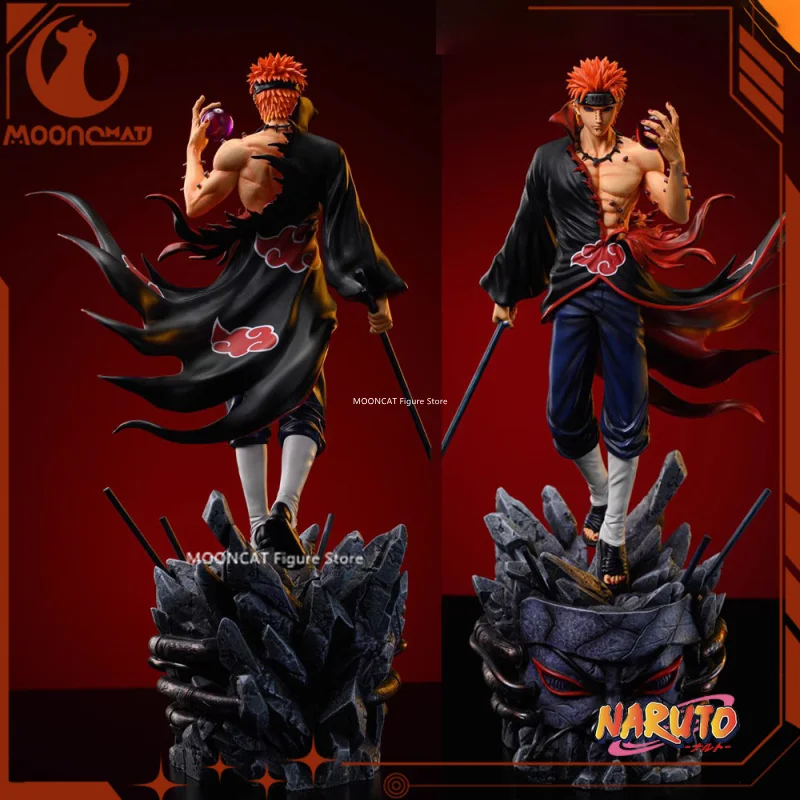 Naruto Pain Action Figure Akatsuki Pain 25cm Anime Figurine PVC Statue Model Doll Collection Room Decoration Toy Birthday Gift