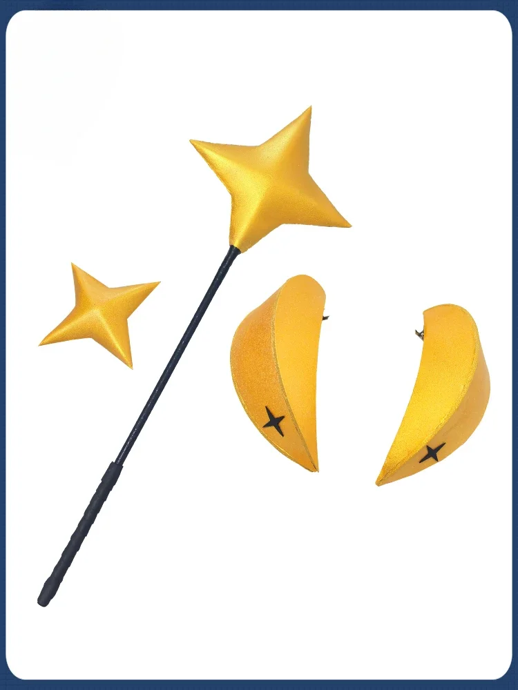 

Hiiragi Utena Staff Gushing Over Magical Girls Wig Star Prop Cosplay Weapons Halloween Christmas Party Props for Comic Show