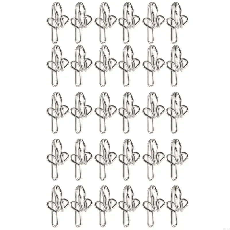 Pack of 30 High Performances Drapery Hook Accessory for Enhancing Home Interior