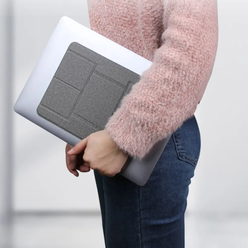 New PU Foldable Tablet PU Stand Foldable Desktop Laptop Holder Adjustable Mount Computer Tablets Bracket Laptop Holder