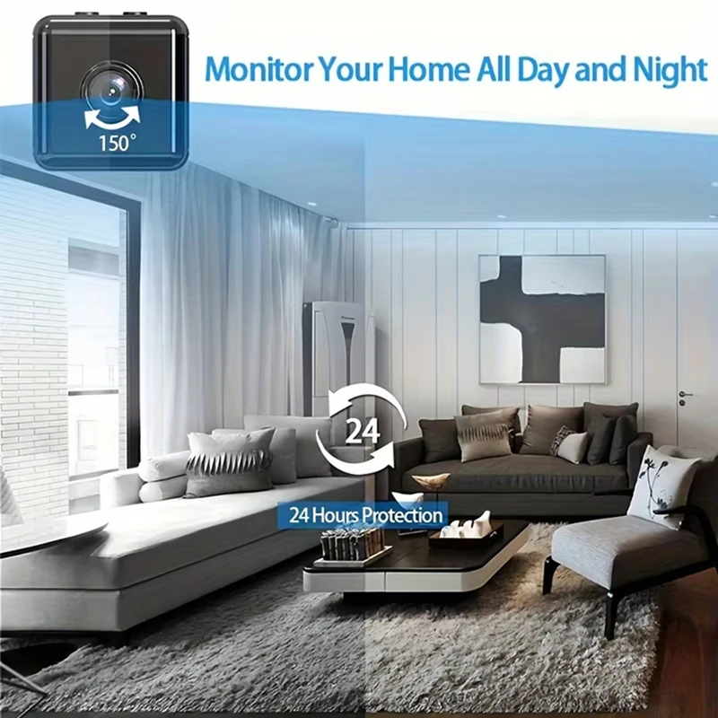 AS94-X6D كاميرا مربعة صغيرة عالية الدقة 2.4 جيجا هرتز واي فاي نظام أمن الوطن معدات ذكي الأشعة تحت الحمراء للرؤية الليلية كاميرا مراقبة