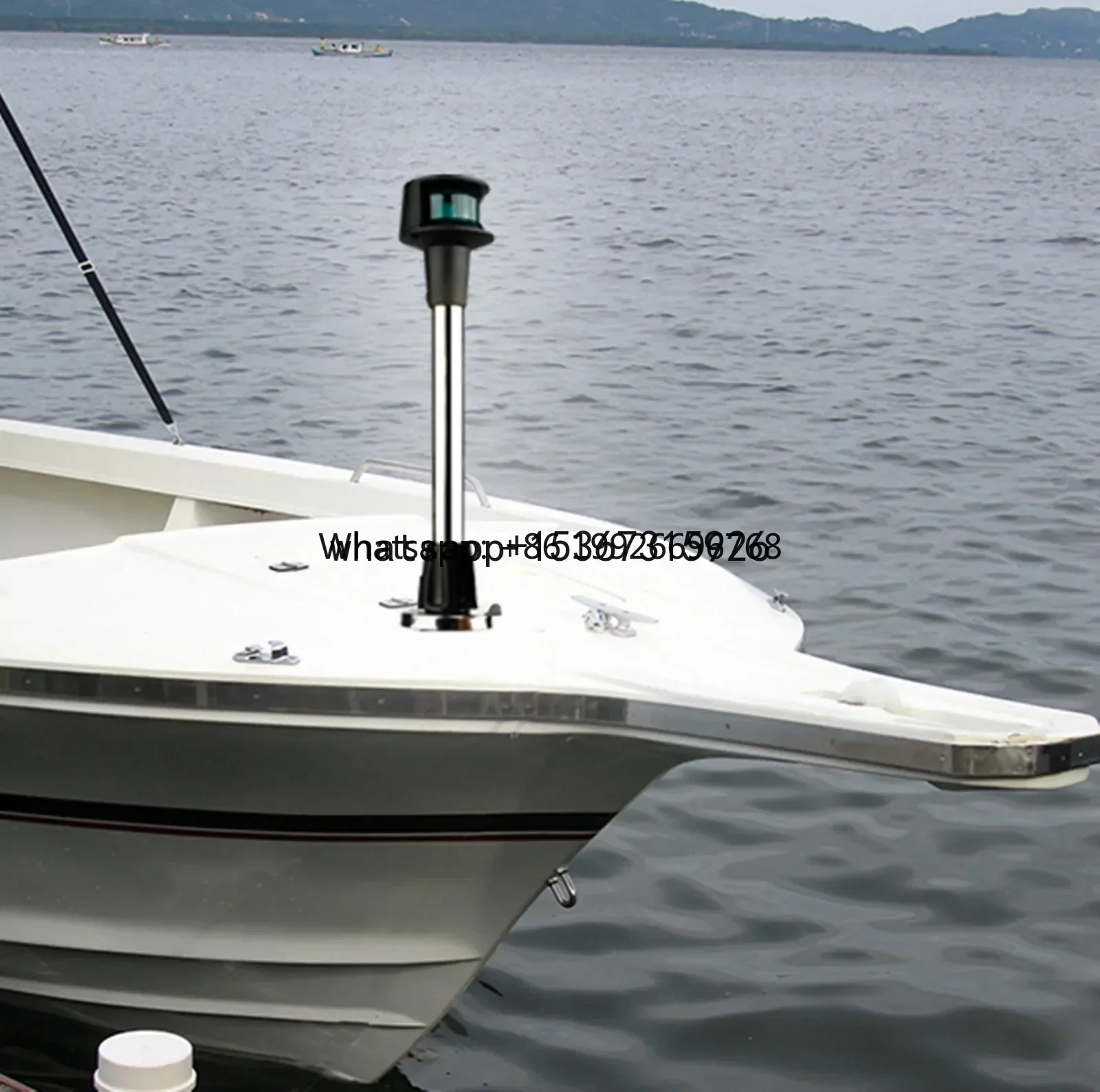 

Good serviceBoat Accessories Marine Bow Light LED Navigation Lights Red and Green Bi-Color Lamp Pole Removable Plug in Base 12VD