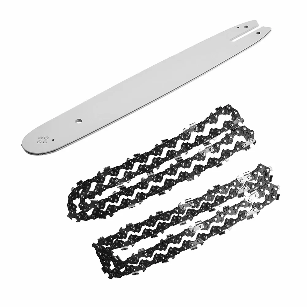 

Steel Silver 37inch 3/8" Chainsaw 14'' Chains Guide Bar 940mm/37inch 017 MS170 HT70 MSE160 3mm Hole Replacement