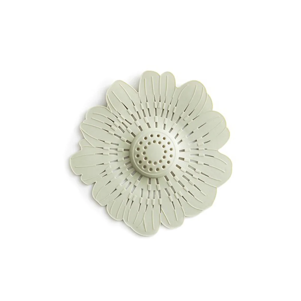 4pcs Flower Shaped Floor Drain Plug Premium Pvc Sink Strainer Cover For Kitchen Bathroom Tub Laundry Drain Cover