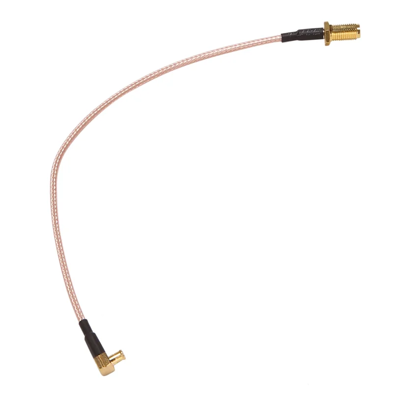 SQPP-8X MCX maschio a SMA femmina RG316 cavo adattatore a spirale a bassa perdita 21 cm/8,3 pollici