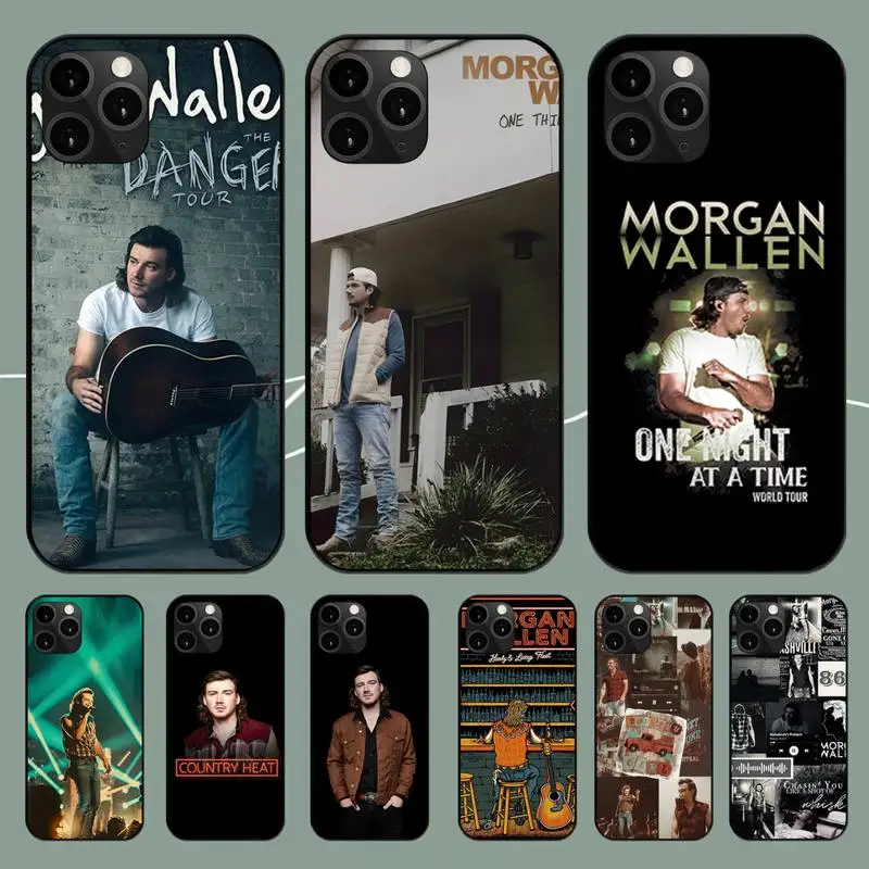 Singer Morgan Wallen Phone Case For iPhone 11 12 Mini 13 14 PRO XS MAX X XR 6 7 8  Plus Shell