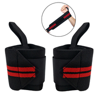 1 Pair Adjustable Bandages Weightlifting Wristbands Wrist Protector Brace Support COYOCO Brand Professional Sports Grey