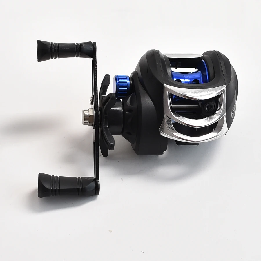 Carrete Baitcasting AK200 – 7,2:1 alta velocidad, 8kg arrastre fundición - imagen 5