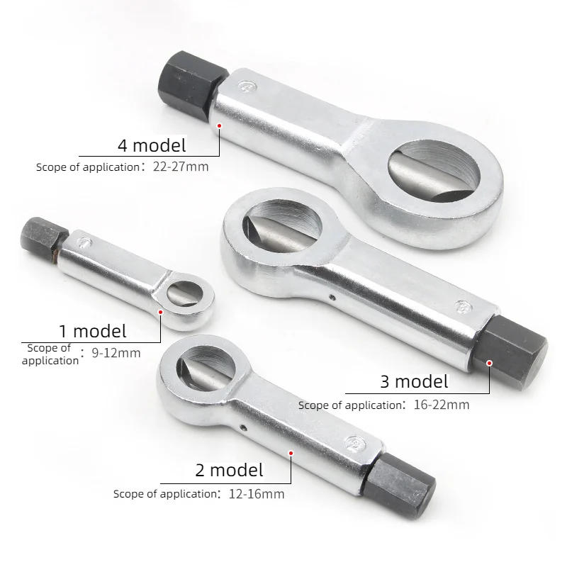 12-16MM Heavy-Duty Nuts Splitter Tools Set Nut Breaker Tool Durable Portable Manual Remover Extractor Hand Splitting Tool