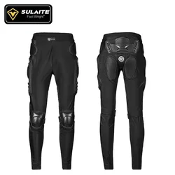 Summer Breathable Motorcycle Armor Pants GT-319Men Women Motocross Impact Pants Riding Trousers Elastic Lycra Fabric