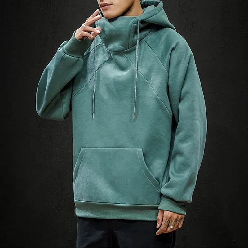 

Men Casual Plus Size Sportswear Spring Loose Couple Green Oversized Hip Hop Hoodie Long Sleeve Hooded Sweatshirt Boys 4xl 5xl