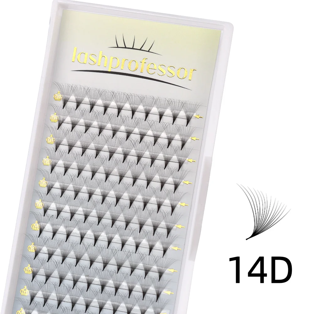 Lashprofessor 6D 8D 10D Vorgefertigte Fächer Wimpern Spitze Basis Russische Volumenfächer Wimpern Professionelle Wimpernverlängerungen Make-up Cilios