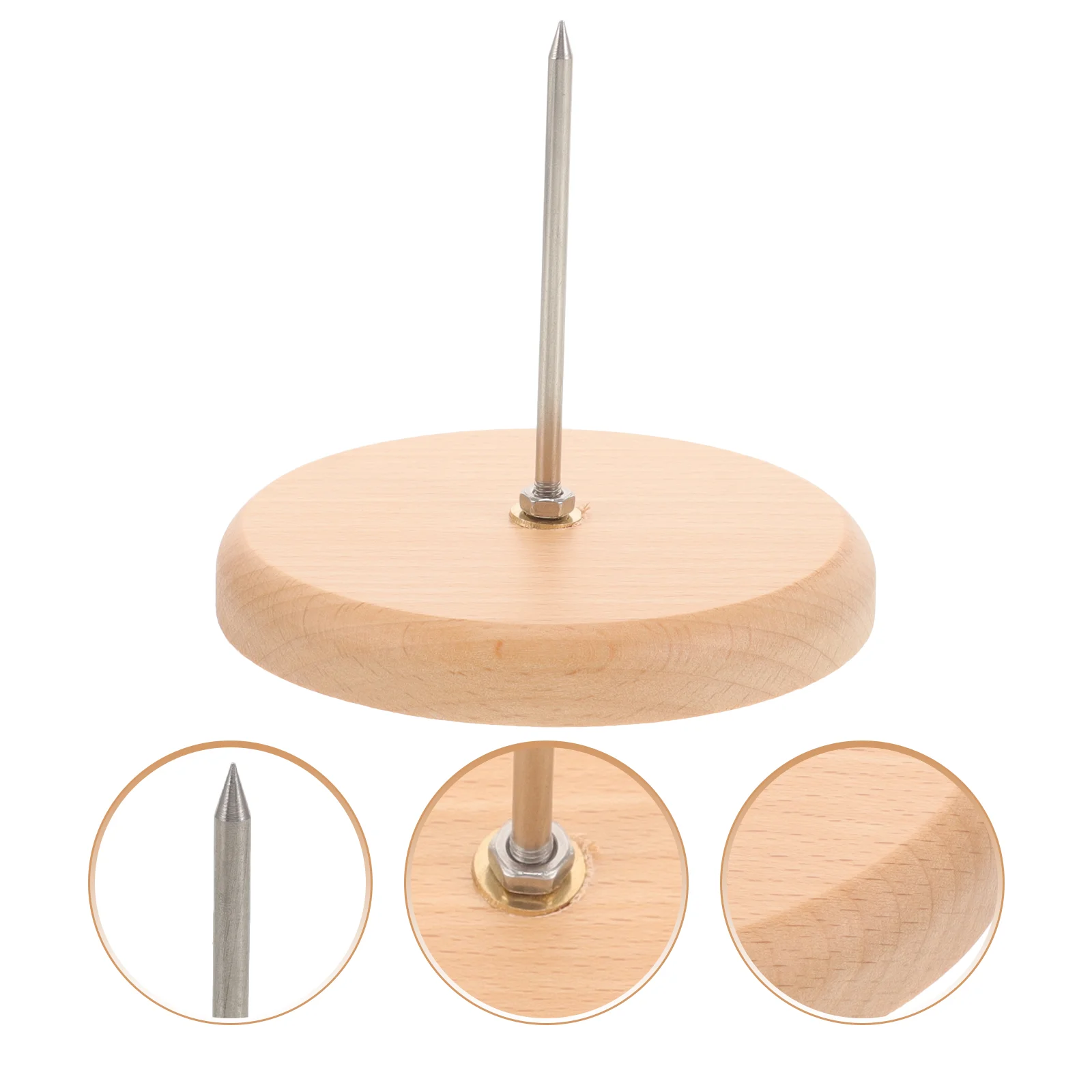 Bill Insert Receipt Organizer Beech Fork Wooden Ticket Spike Office Holder Multipurpose Check