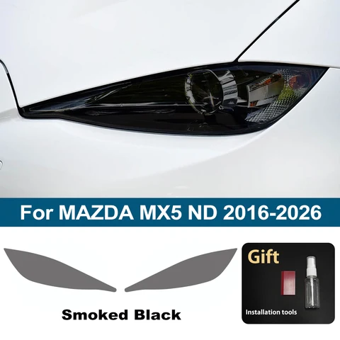 Дымчато-черная Пленка Из ТПУ Для MAZDA MX5 ND 2016-2026, Предварительно Вырезанная, Матовая, С Защитой От Царапин