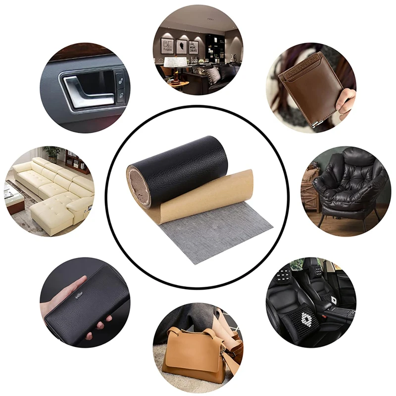 4-1PC 20X30cm Self Adhesive Leather Sofa Repair Patch Table Chair Sticker Bag Shoe Fix Mend PU Stickers DIY Refurbishing Patches