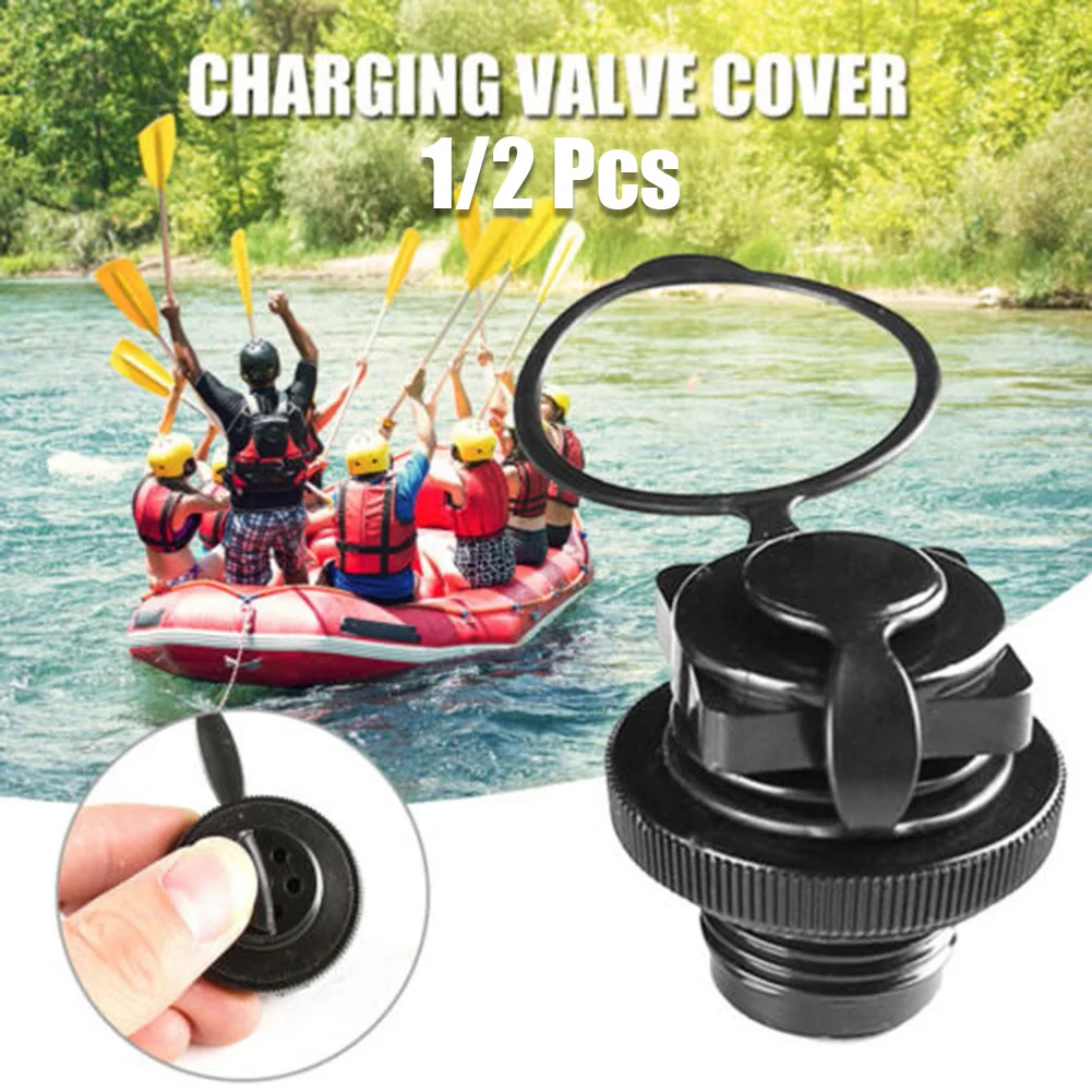 

1/2Pcs Air Valve Nozzle Cap For Inflatable Boat Kayak Raft Mattress Airbed Adapters One Way Inflation Valve Water Sports Canoe