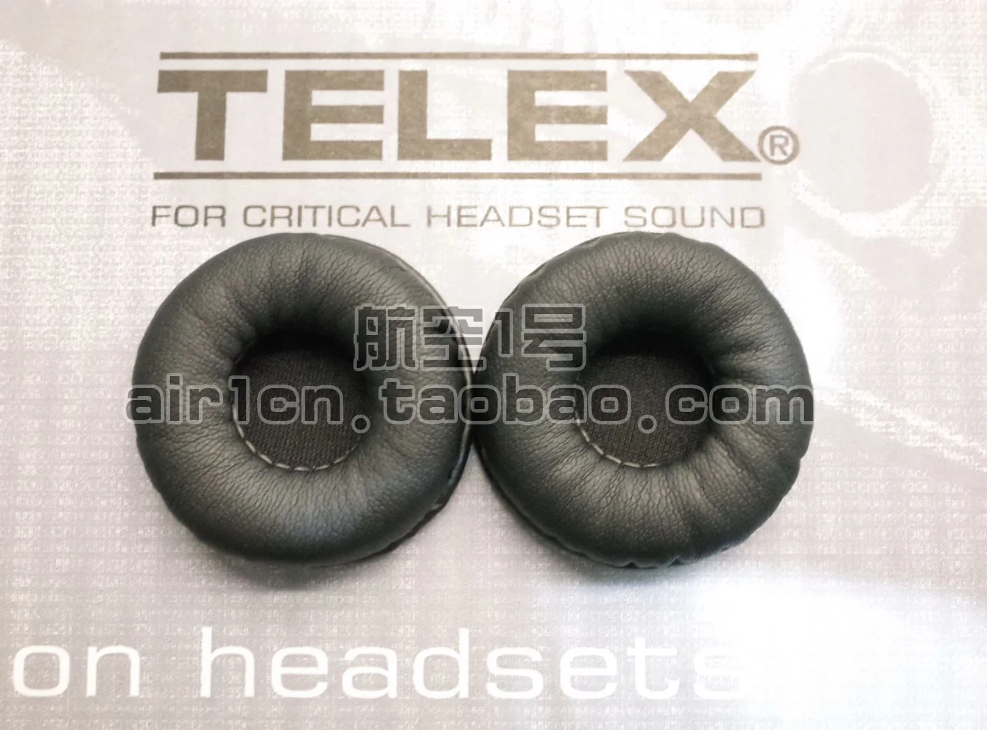 

TELEX AIRMAN 750 HEADSET Leather Ear Cushions Earphone leather sleeves