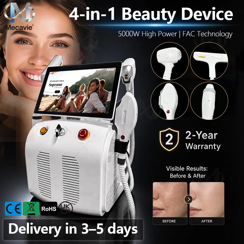 5000W Overseas warehouse direct shipping, fast delivery in 3 to 7 days; 4-in-1 device; reduces hair loss; 2026 5000WFAC