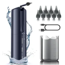 Electric Ear Cleaner Ear Wax Removal Irrigation Kit Safe Ear Irrigation Flushing System with 4 Pressure Sets Effective Cleaner