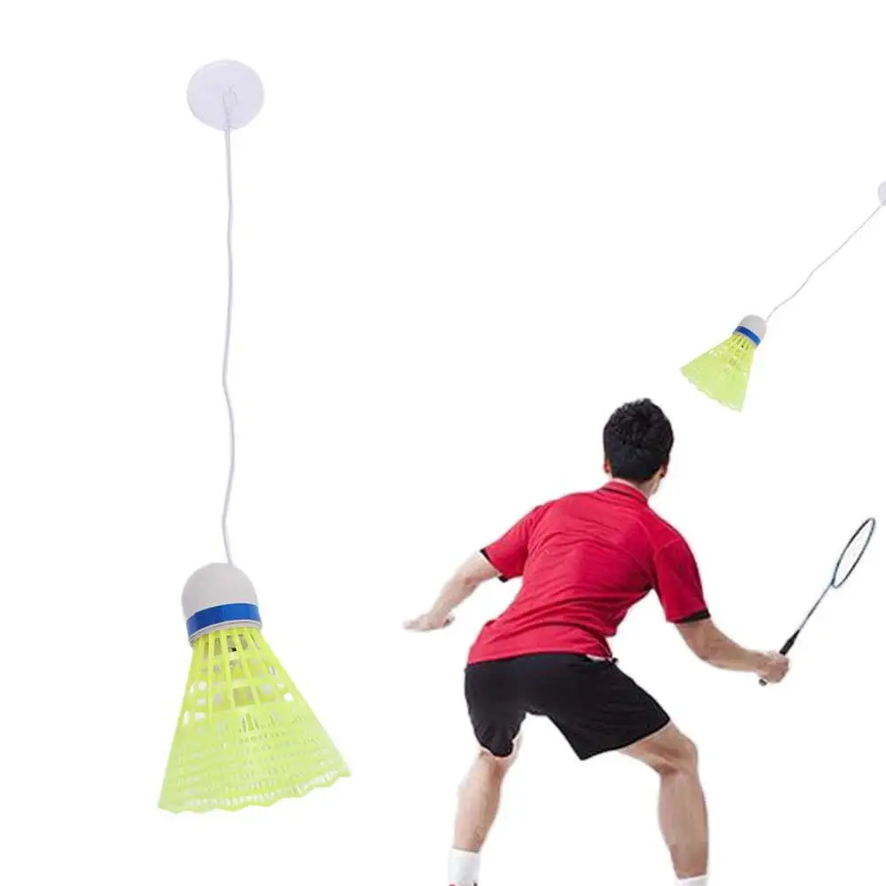 1 conjunto de prática de acompanhamento treinador badminton rotação estiramento auto treinamento badminton rebatidas traceless gancho