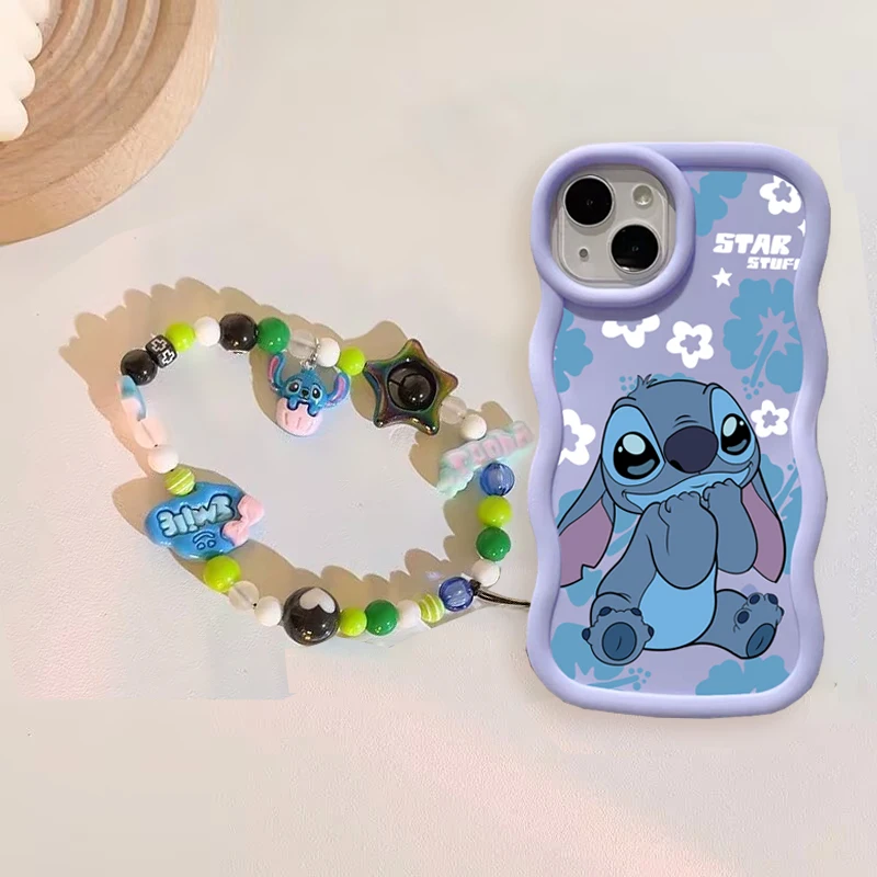 Funda de teléfono con cadena de Ángel de punto 3D para Samsung Galaxy A55 A35 A34 A25 A17 A07 A06 A05 A05S A13 A12 A24 A23 A52 A52S A53 F06