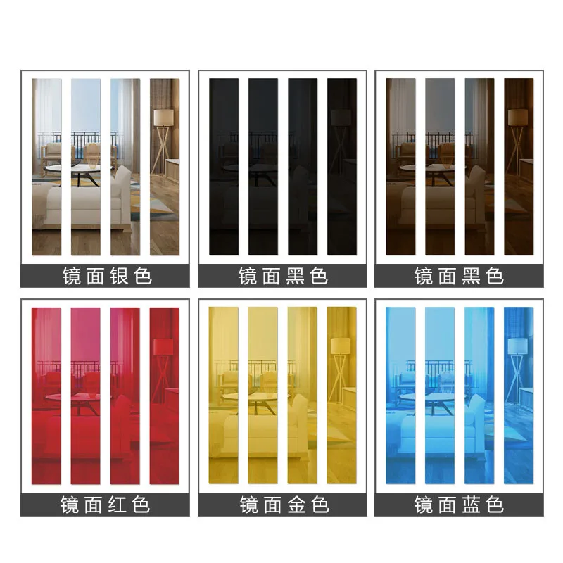 자체 접착 아크릴 평면 장식 라인 거울 벽 스티커, 아트 벽 타일 천장 가장자리 3D 스트립 장식 허리 라인, 3 계량기 