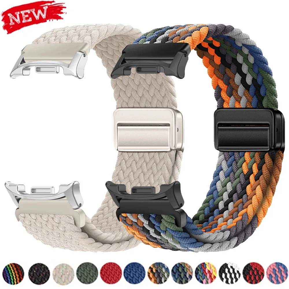 Geflochtenes Armband für Samsung Galaxy Watch 8 44/40 mm Band Nylonarmband Pulseira für Galaxy Watch 8Classic 46 mm Ultra 47 mm Correa