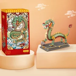 Chinese Dragon Mascot Mini Building Blocks