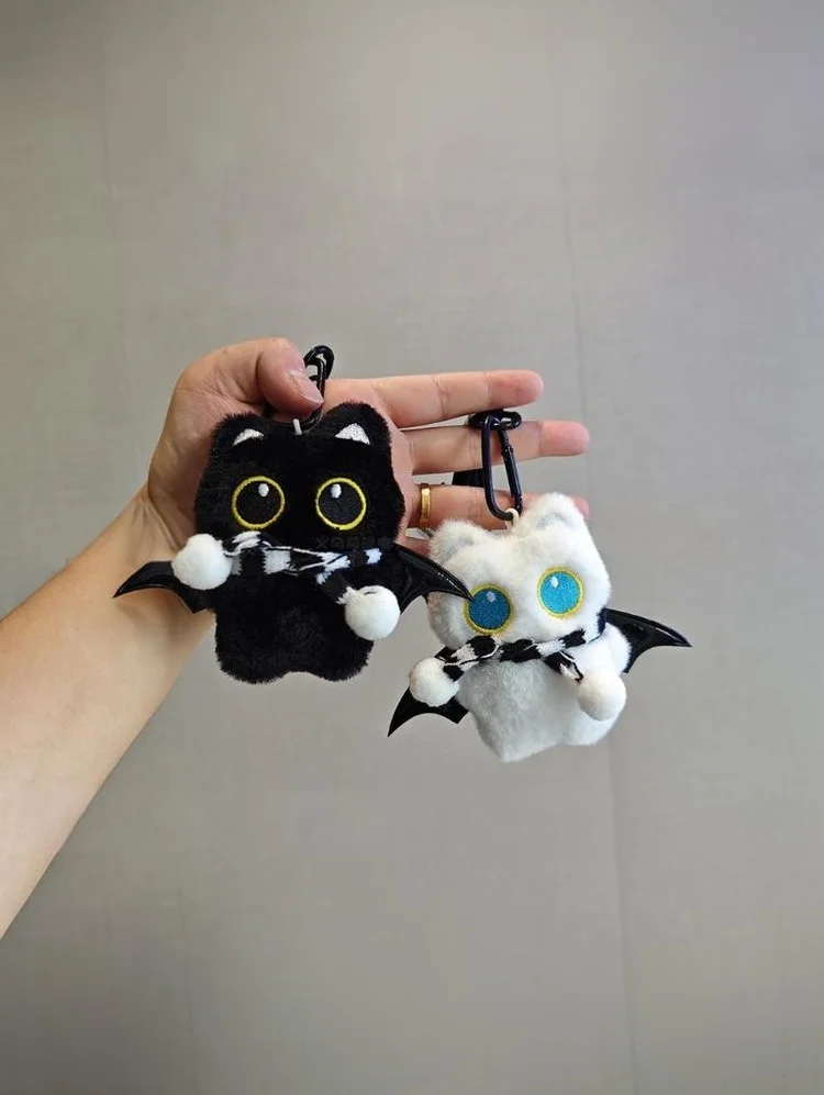 พวงกุญแจแมวน้อยสีดำน่ารัก ลดราคาสุดฮอต ตุ๊กตาแมวการ์ตูน ของตกแต่งกระเป๋า ของประดับรถยนต์ ของขวัญวันเกิด