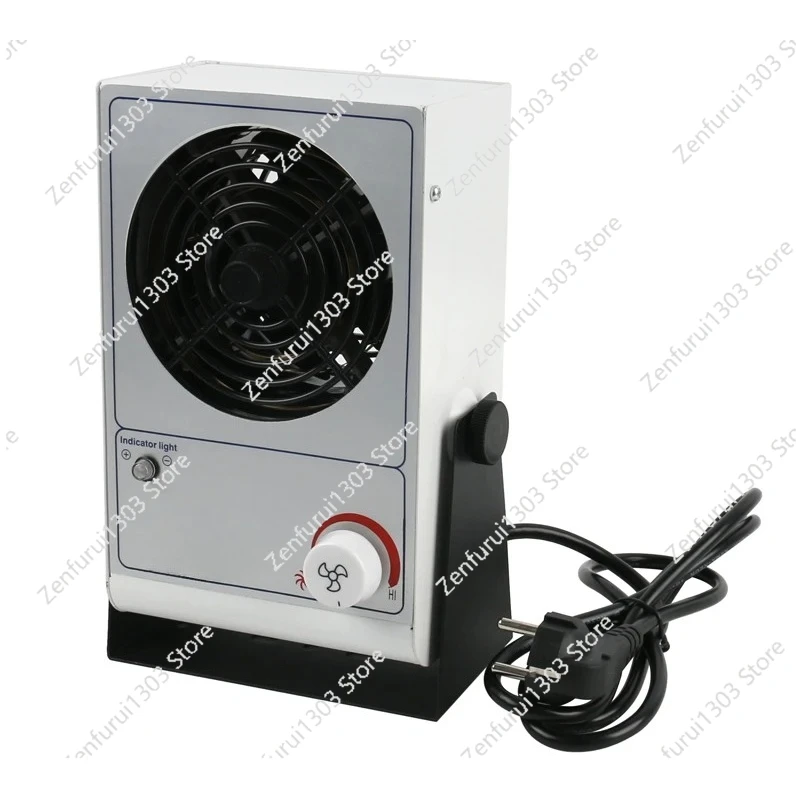 ST101A Desktop Ion Fan Adjustable  Anti-Static Eliminate Equipment Adjustable Ionizing Air Blower Fan For Industrial Produce