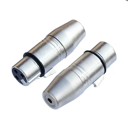 XLR 3 Pin Female to 3.5mm Female Jack to XLR Audio Adapter For Microphone Speakers Sound Consoles Amplifier XLR Connector