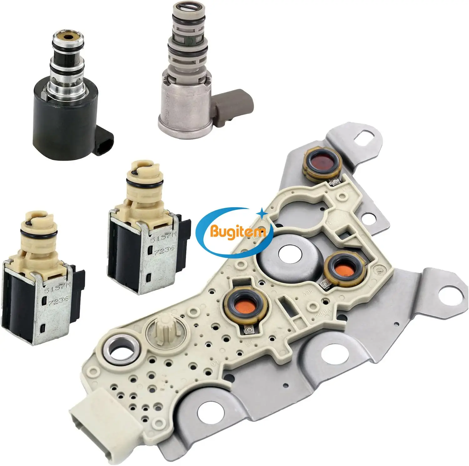 4T40E 4T45E Transmission Solenoid Kit with Control Board Compatible with 2004-On Chevy Cobalt HHR Malibu Cavalier Pontiac G5 G6