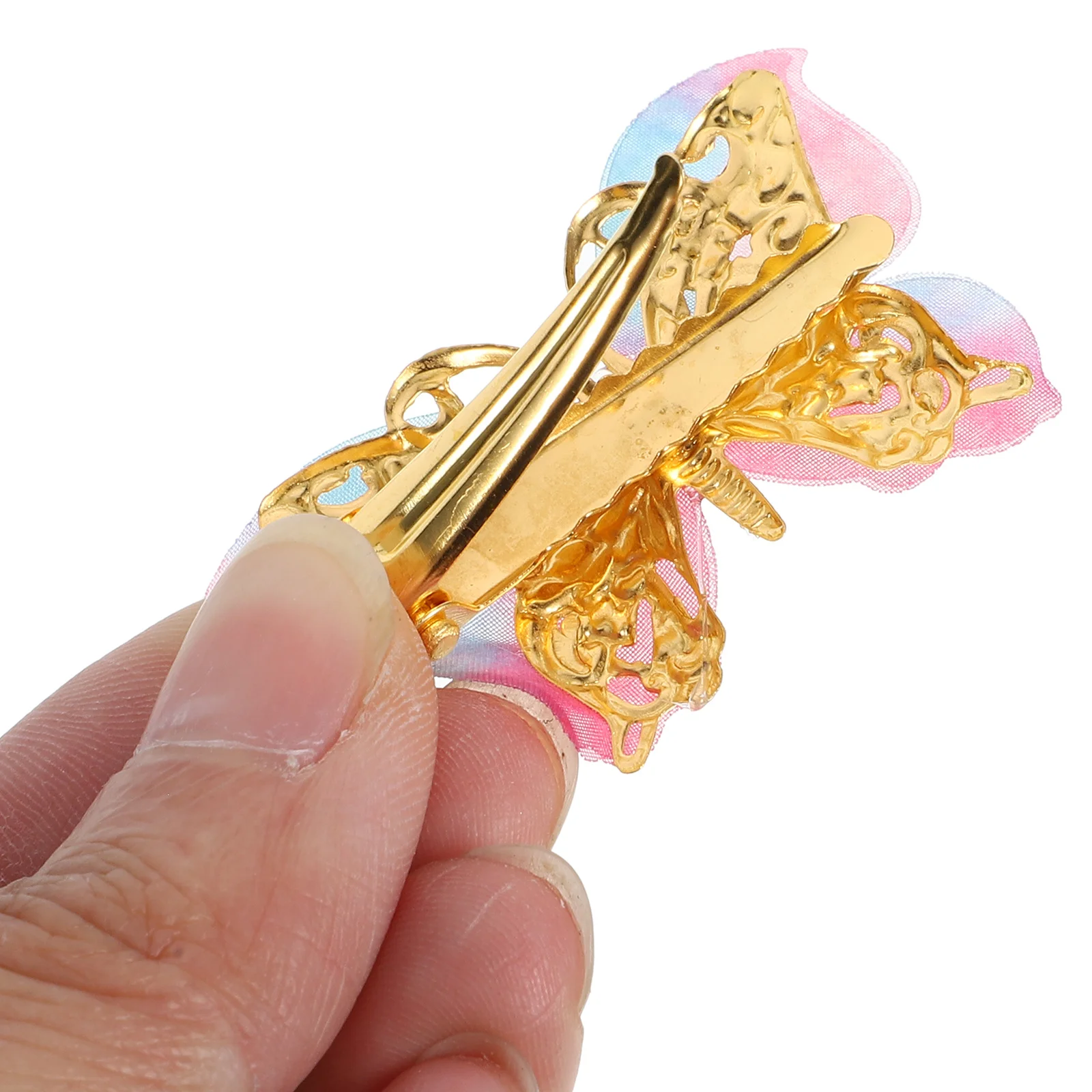 

8 шт. яркие заколки для волос-бабочки, металлические, простые в использовании, не дополнительная фиксация, для любого случая, заколки для волос-бабочки