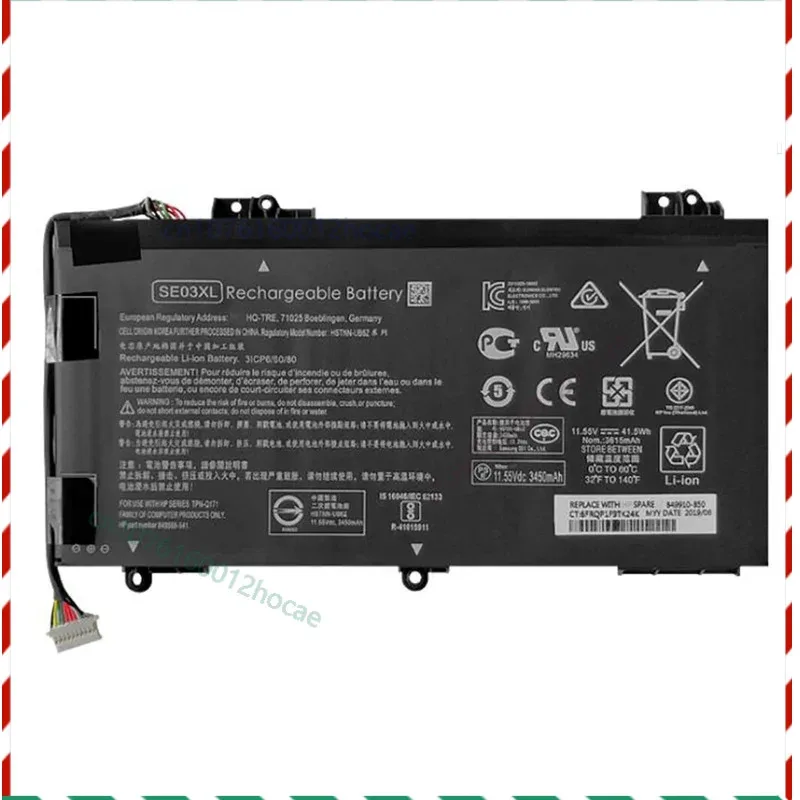 

New SE03XL Battery For HP Pavilion 14-AL128TX 14-AL129TX 14-AL130TX HSTNN-LB7G
