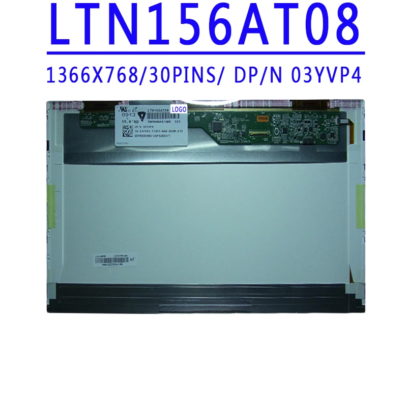 Imagem -02 - Tela Lcd para o Portátil de Dell dp n 03yvp4 Ltn156at08 101 Lp156wh2-tpb1 hd tn Edp 30 Pinos Dell E5510 E6510 M4500 156 Dentro 1366x768