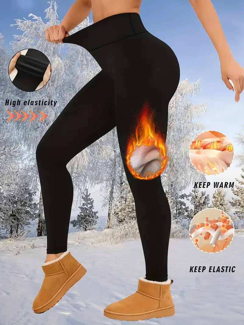 

Winter can be abdomen riding hip pants with sanding fabric comfortable elastic solid color an be bottoming can be worn outside