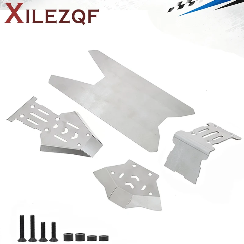 XILEZQF RC YIKONG YK7081 TB8 Unterfahrschutz aus Edelstahl, Chassis-Schutz, Schutzvorrichtung, Upgrade-Teil, Zubehör für RC-Autos