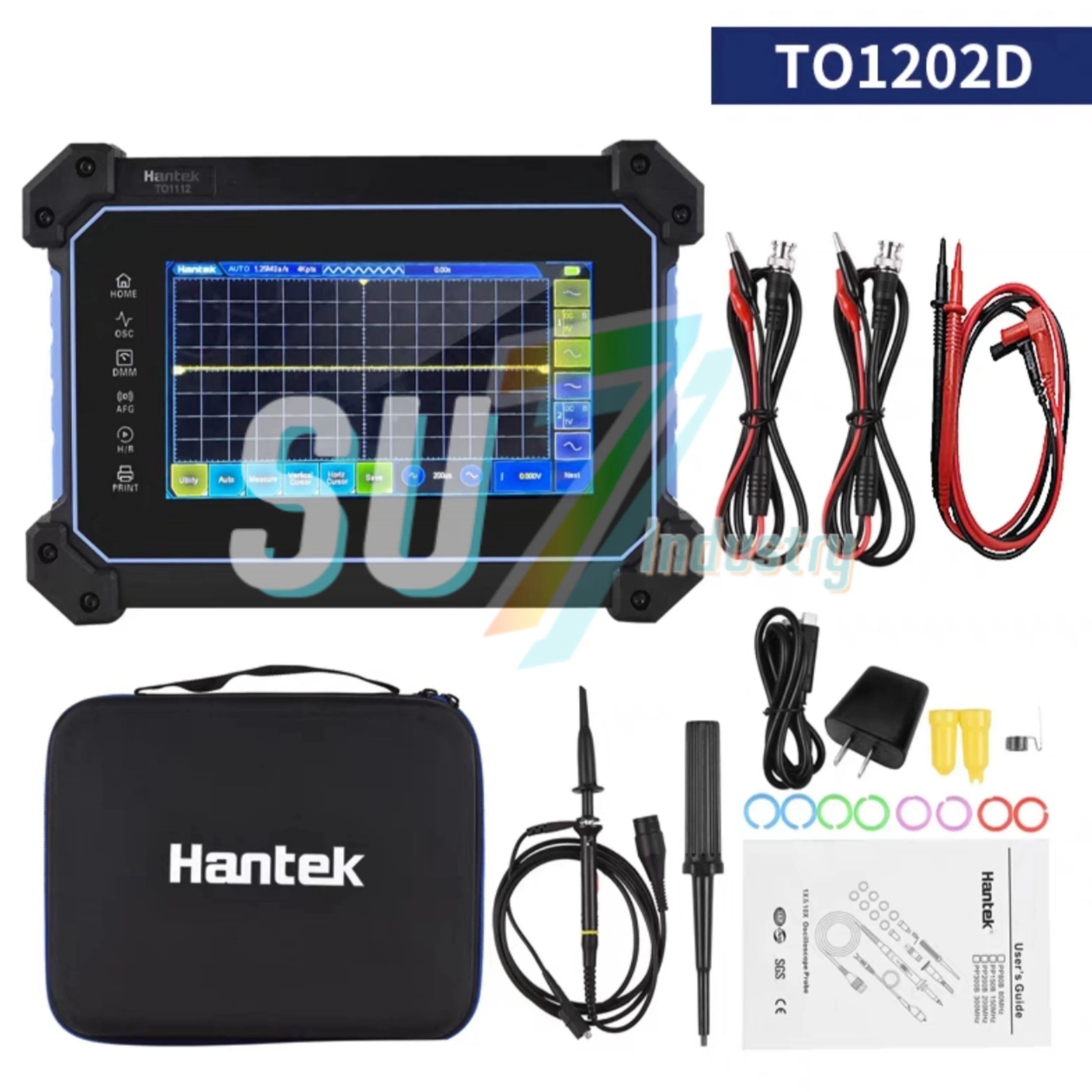

Hantek TO1202D Portable touchscreen tablet digital oscilloscope New In Box